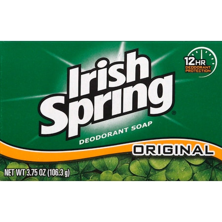 Irish Spring Original Bar Soap Regular 3.7 oz., PK24 PK24 US03750A